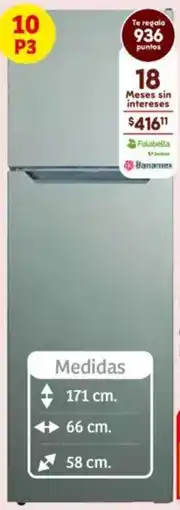 Soriana Híper Vios Home refrigerador automático oferta