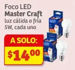 Soriana Híper Master Craft FOCO LED oferta
