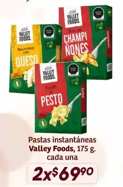 Soriana Híper Valley Foods pastas instantáneas oferta