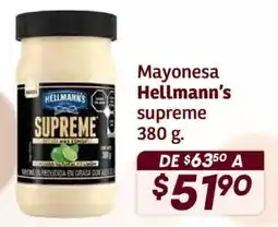 Soriana Híper Hellmann's supreme mayonesa oferta