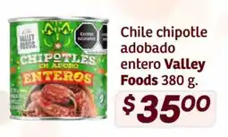 Soriana Híper Valley Foods chile chipotle adobado entero oferta