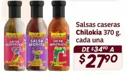 Soriana Híper Chilokia salsas caseras oferta