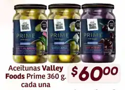 Soriana Híper Valley Foods Prime aceitunas oferta