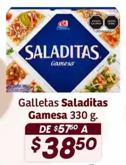 Soriana Híper Saladitas Gamesa galletas oferta