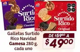 Soriana Híper Gamesa galletas rico navidad oferta