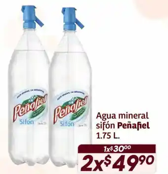 Peñafiel agua mineral sifón