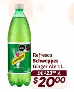 Soriana Híper Schweppes ginger ale oferta