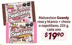 Soriana Híper Guandy malvavisco oferta
