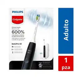 Farmacias Benavides Cepillo Eléctrico SonicPro 50 Color Negro oferta