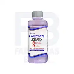 Farmacias Bazar ELECTROLIFE ZERO MORA AZUL 625ML oferta
