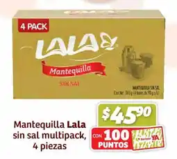 Soriana Híper LALA mantequilla sin sal oferta