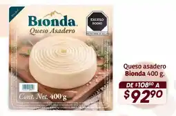 Soriana Híper Bionda queso asadero oferta
