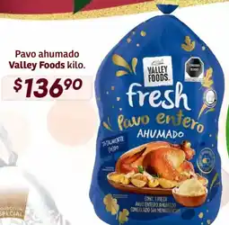Soriana Híper Valley Foods pavo entero ahumado oferta