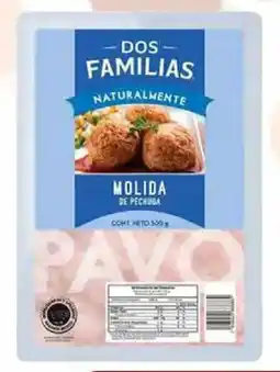 Soriana Híper Dos Familias molida de pechuga oferta