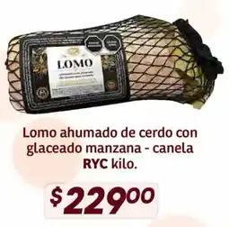Soriana Híper RYC lomo ahumado de cerdo con glaceado oferta