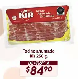 Soriana Híper KIR tocino ahumado oferta