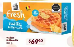 Soriana Híper Valley Foods Fresh Buttermilk waffles oferta