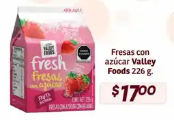 Soriana Híper Valley Foods fresas con FRESAS CON AZUCAR CONGELADAS oferta