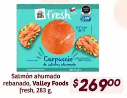Soriana Híper Valley Foods salmón ahumado rebanado oferta