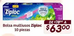 Soriana Híper Ziploc bolsa multiusos oferta