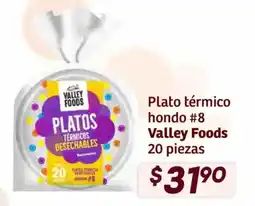 Soriana Híper Valley Foods plato termico hondo #8 oferta