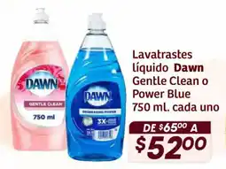 Soriana Híper Dawn lavatrastes liquido oferta