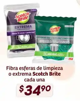Soriana Híper Scotch Brite fibra esferas de limpieza o extrema oferta