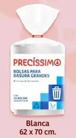 Soriana Híper Precíssimo bolsas para basura grandes blanca oferta