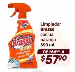 Soriana Híper Brasso limpiador cocina naranja oferta
