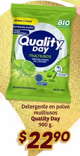 Soriana Híper Quality Day detergente en polvo oferta