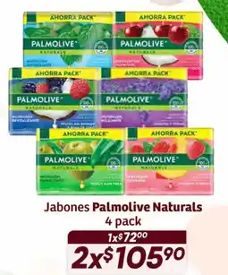 Soriana Híper Palmolive Naturals jabones oferta