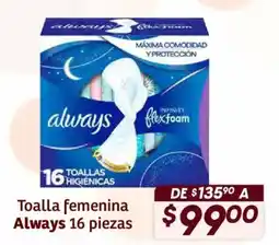 Soriana Híper Always toalla femenina oferta