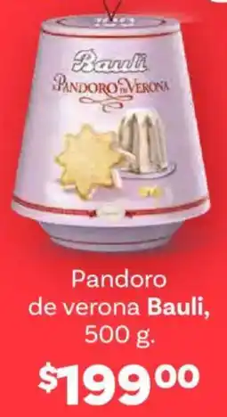 Soriana Híper Bauli pandoro de verona oferta