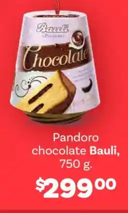 Soriana Híper Bauli pandoro chocolate oferta