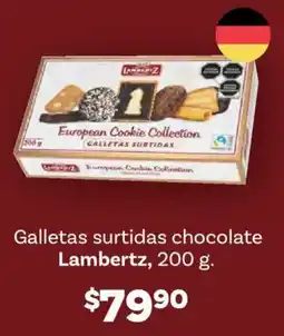 Soriana Híper Lambertz galletas surtidas chocolate oferta