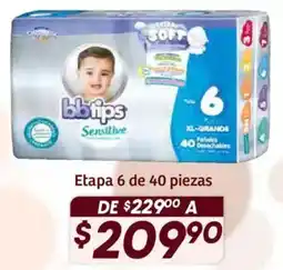 Soriana Híper Bbtips sensitive etapa 6 oferta