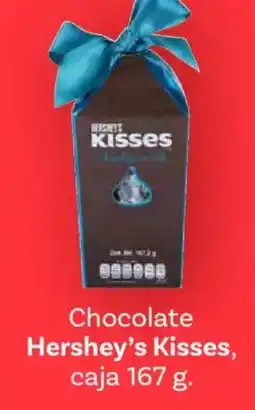 Soriana Híper Hershey's kisses chocolate caja oferta