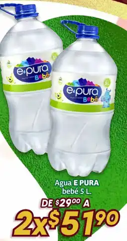 Soriana Híper E Pura agua bebe oferta