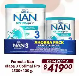 Soriana Híper NAN Optimal Pro etapa 3 oferta