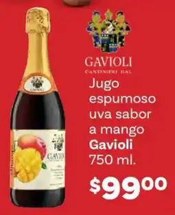 Soriana Híper Gavioli jugo espumoso uva sabor a mango oferta