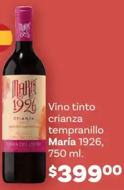 Soriana Híper María 1926 vino tinto crianza tempranillo oferta