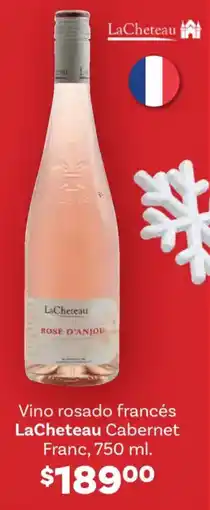Soriana Híper Lacheteau vino rosado francés abernet franc oferta