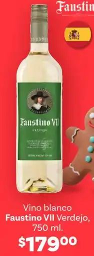 Soriana Híper Faustino vino blanco vii verdejo oferta