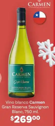 Soriana Híper Carmen vino blanco gran reserva sauvignon blanc oferta