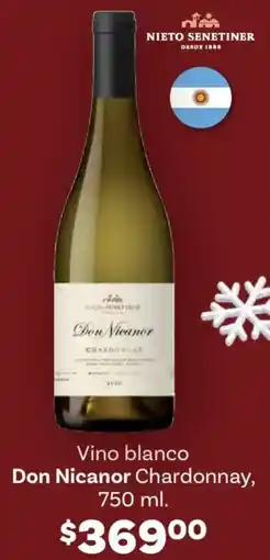 Soriana Híper Don nicanor vino blanco chardonnay oferta