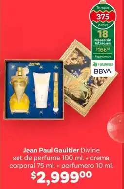 Soriana Híper Jean Paul Gaultier Divine set de perfume oferta