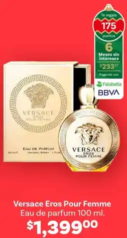 Soriana Híper Versace eros pour femme eau de parfum oferta