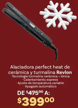 Soriana Híper Revlon alaciadora perfect heat de cerámica y turmalina oferta