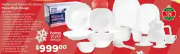 Soriana Híper Home style design vajilla opal blanca oferta