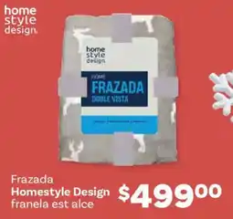 Soriana Híper Home style design frazada franela est alce oferta